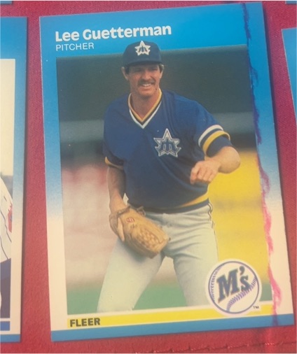 1987 Fleer #585 Lee Guetterman — front