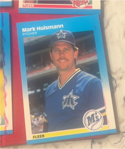 1987 Fleer #586 Mark Huismann — front