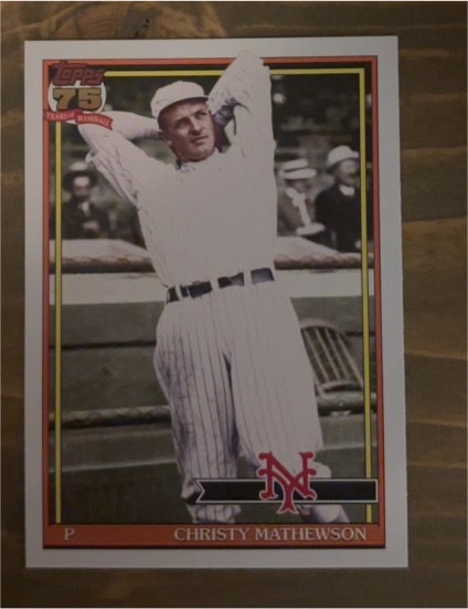 2026 Topps Series 2 91 Topps #91B2-31 Christy Mathewson — front
