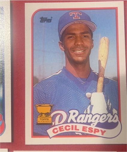 1989 Topps #221 Cecil Espy — front