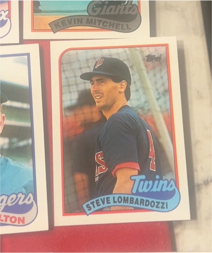 1989 Topps #201 Steve Lombardozzi — front