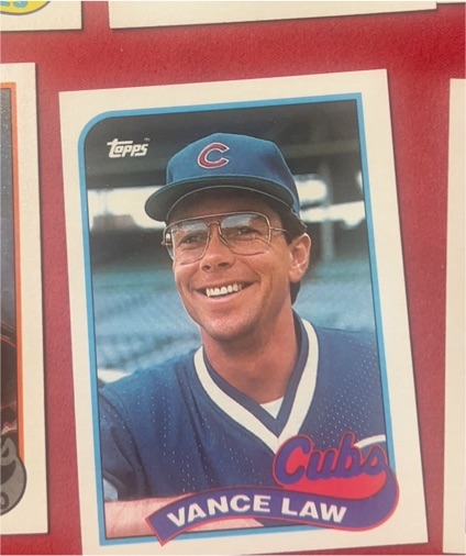 1989 Topps #501 Vance Law — front