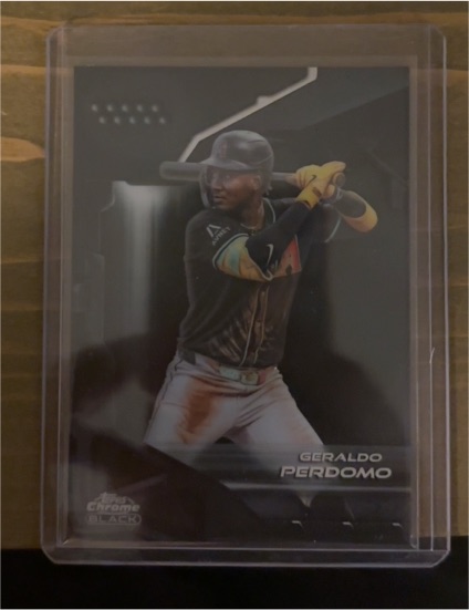 2026 Topps Chrome Black #151 Geraldo Perdomo — front