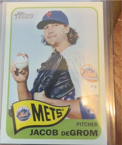 2014 Topps Heritage High Number #H549 Jacob deGrom — front