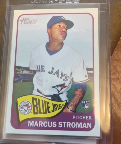 2014 Topps Heritage High Number #H572 Marcus Stroman — front