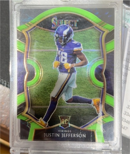 2020 Panini Select #161 Justin Jefferson — front