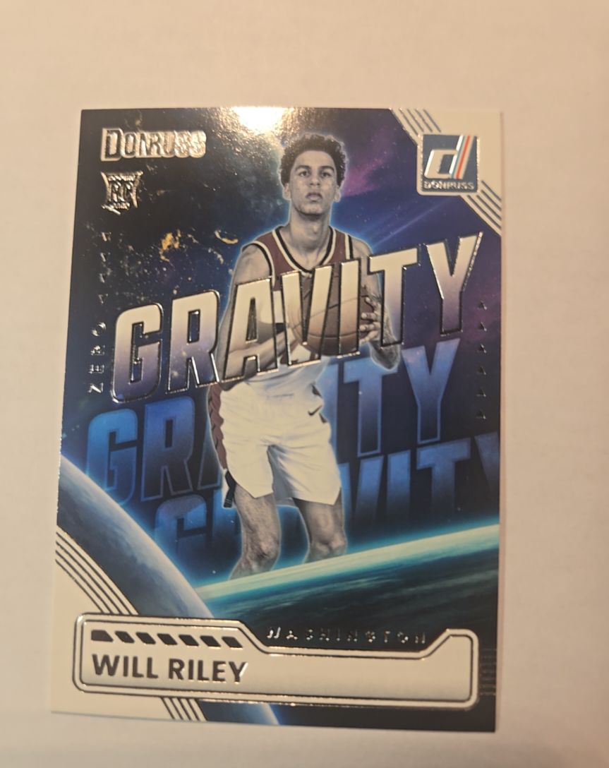 2025-26 Donruss #15 Will Riley Zero Gravity — front
