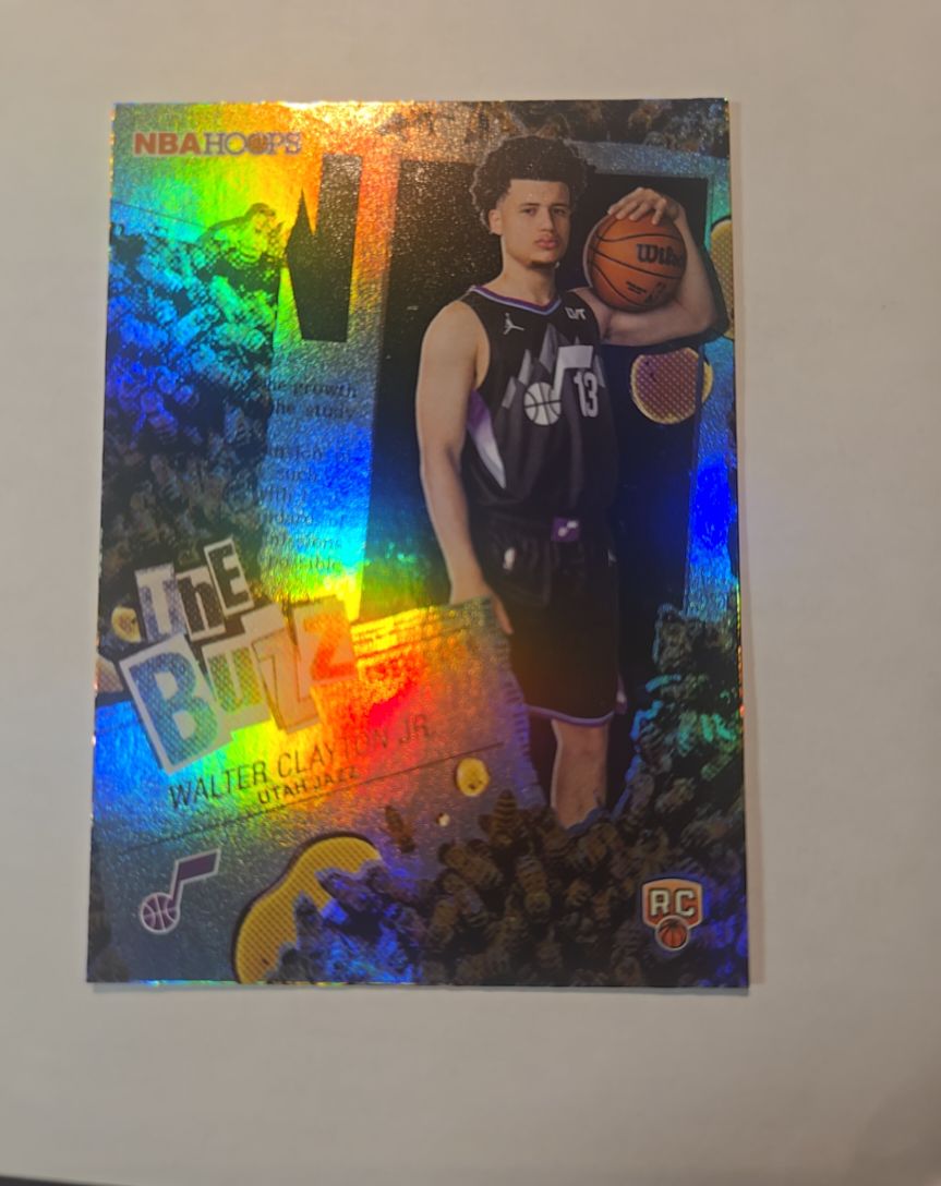 2025-26 Topps NBA Hoops The Buzz #TB-18 Walter Clayton Jr — front