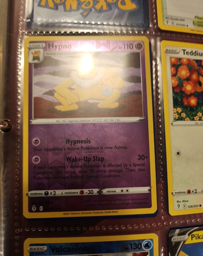 2021 Pokémon SWSH #97 Hypno — front