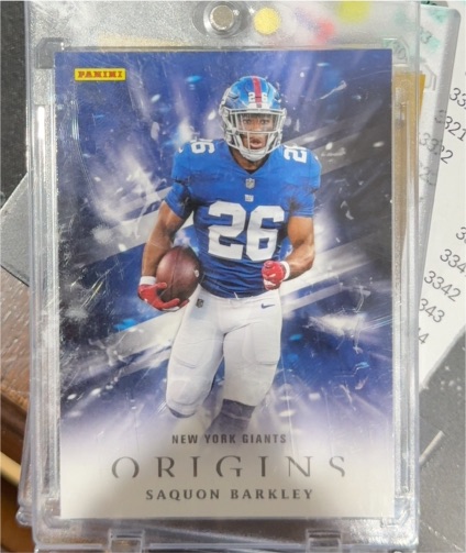 2018 Panini Origins #26 Saquon Barkley — front