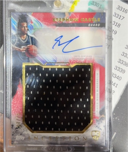 2024-25 Topps Inception #38 Stephon Castle — front