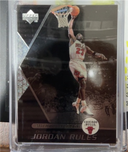 1998 Upper Deck Jordan Rules #J8 Michael Jordan — front