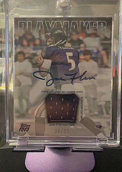 2011 Topps Playmaker # Playmaker Joe Flacco — front