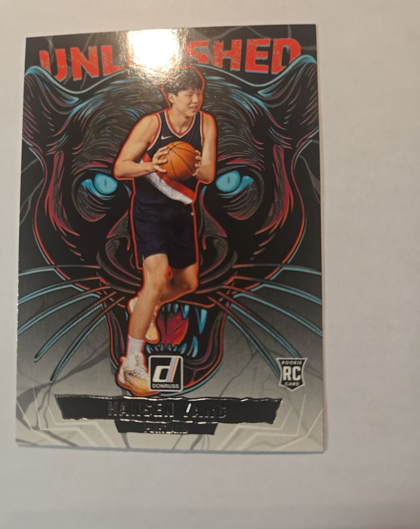 2025-26 Donruss Unleashed #1 Hansen Yang — front