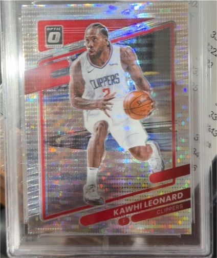 2021-22 Panini Donruss Optic #145 Kawhi Leonard — front