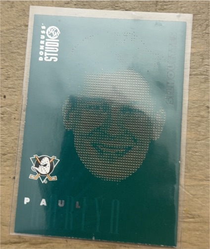 1997-98 Donruss Studio Silhouettes #1462/1500 Paul Kariya Anaheim Ducks — front