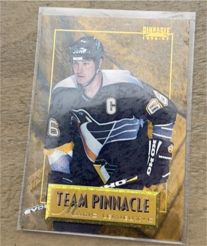 1996-97 Pinnacle Team Pinnacle #2 Mario Lemieux — front