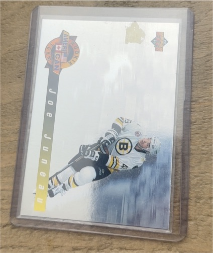 1992-93 Upper Deck Ameri-Can Rookie Team #AC1 Joe Juneau — front