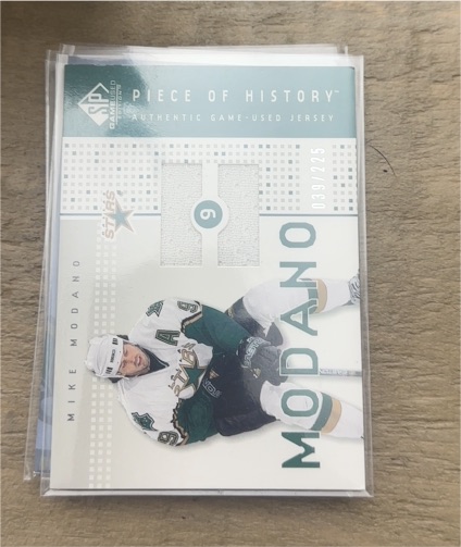 2002-03 SP Game Used Edition Piece Of History #PH-MO Mike Modano — front