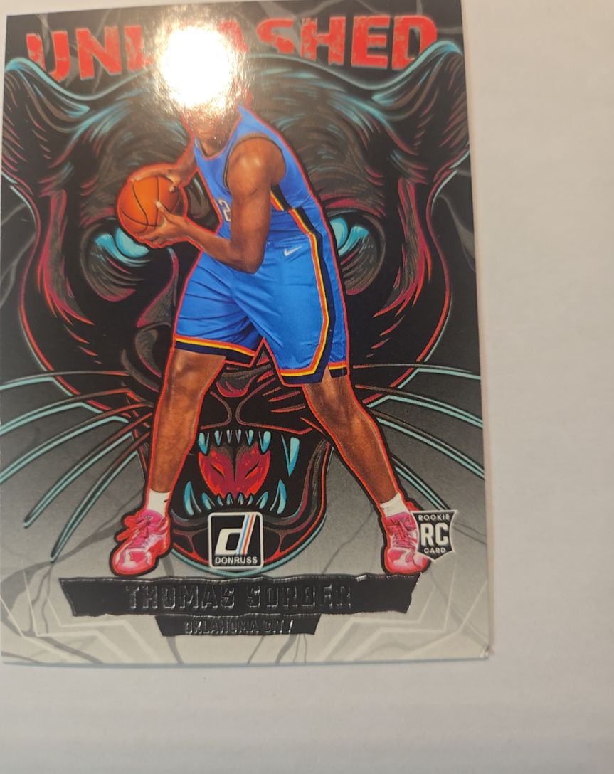 2025-26 Donruss #18 Thomas Sorber Unleashed — front