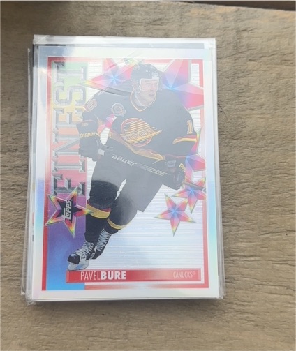 1994-95 Topps Stadium Club Finest #5 Pavel Bure Vancouver Canucks — front