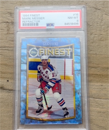 1994 Topps Finest #16 Mark Messier — front