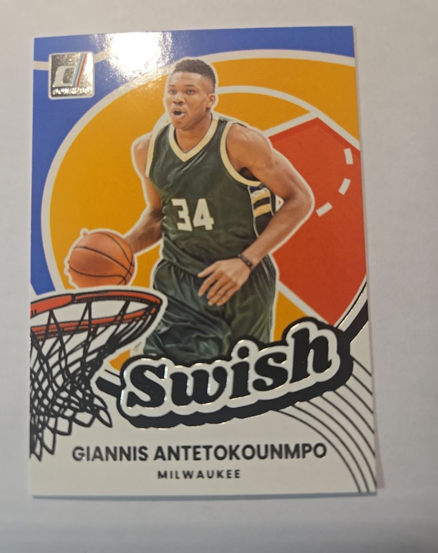 2025-26 Panini Donruss #15 Swish Giannis Antetokounmpo — front