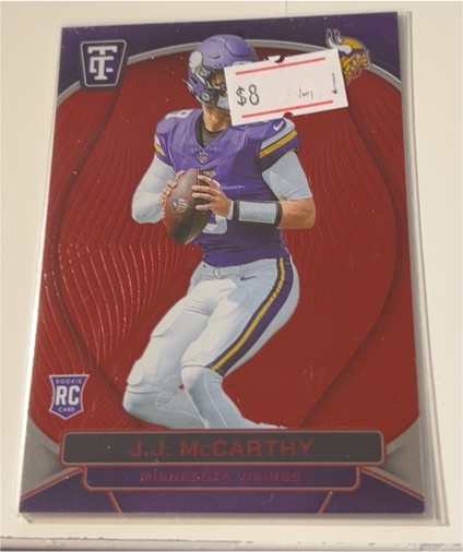2024 Panini Totally Certified #127 J.J. McCarthy — front