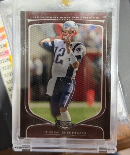 2009 Bowman #10 Tom Brady — front