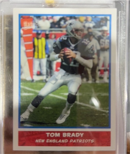 2004 Topps Bazooka #150 Tom Brady — front