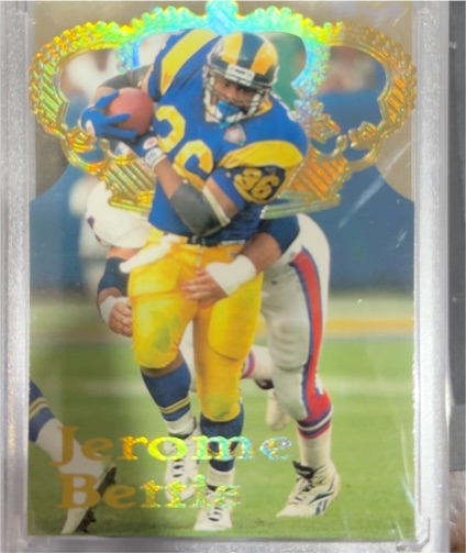 1995 Pacific Gold Crown Die-Cuts #DC-19 Jerome Bettis — front