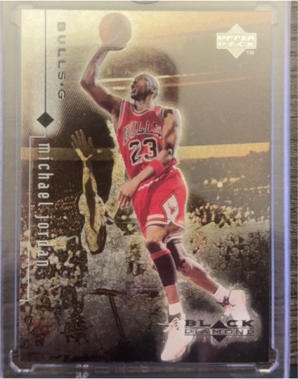 1999 Upper Deck Black Diamond #9 Michael Jordan — front