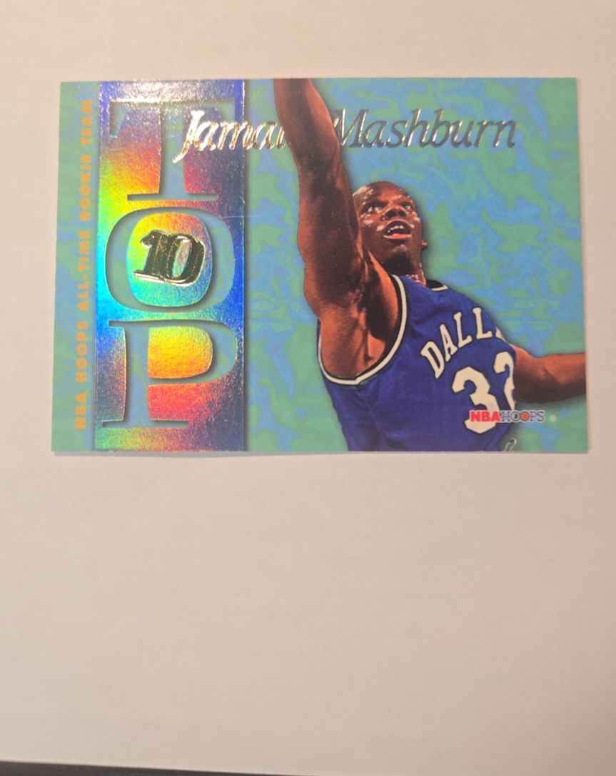 1995-96 NBA Hoops Top 10 #AR4 Jamal Mashburn — front