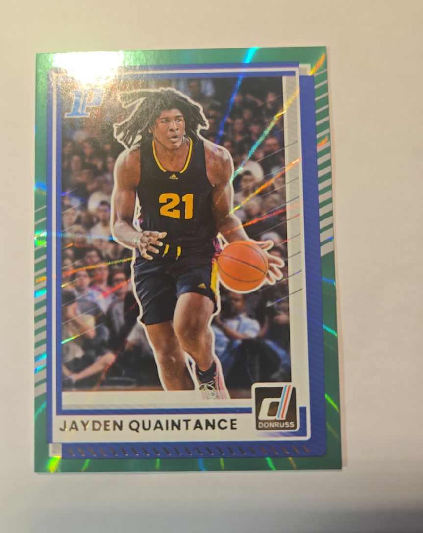 2025-26 Donruss #72 Jayden Quaintance — front