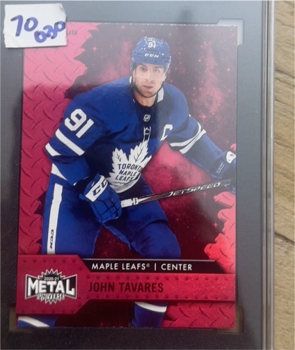 2020-21 Skybox Metal Universe #25 John Tavares — front
