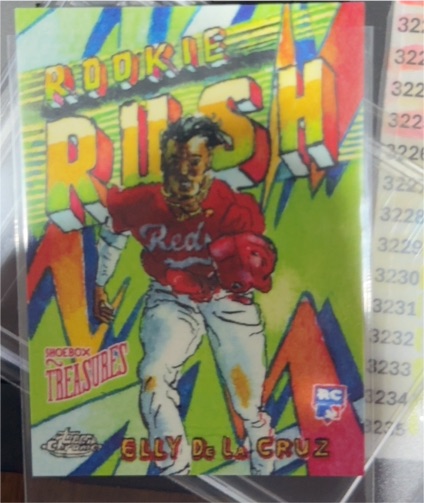2024 Topps Chrome #CERR-1 Elly De La Cruz All-Etch Rookie Rush — front
