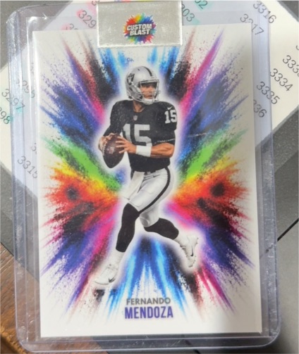 2026 Custom Blast #CV-05 Fernando Mendoza — front