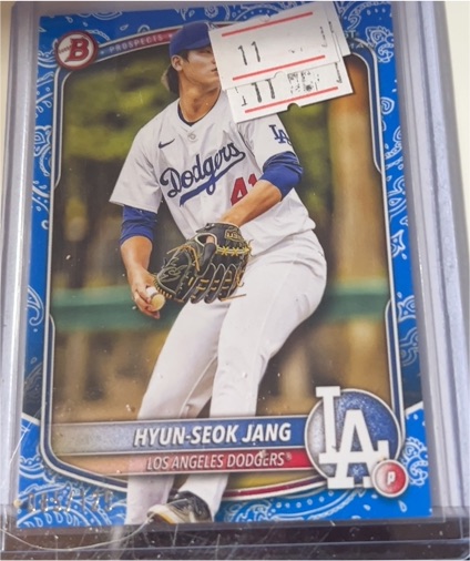 2025 Bowman #BP-51 Hyun-Seok Jang — front