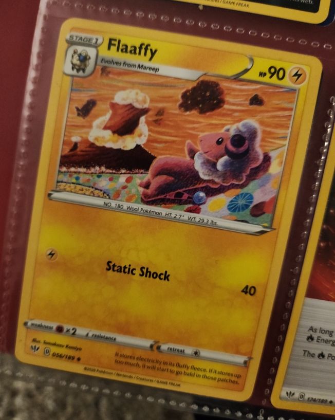 2020 Pokémon #056 Flaaffy — front