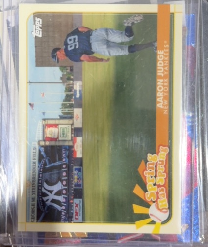 2020 Topps Opening Day #SHS-12 Aaron Judge Spring Has Sprung — front