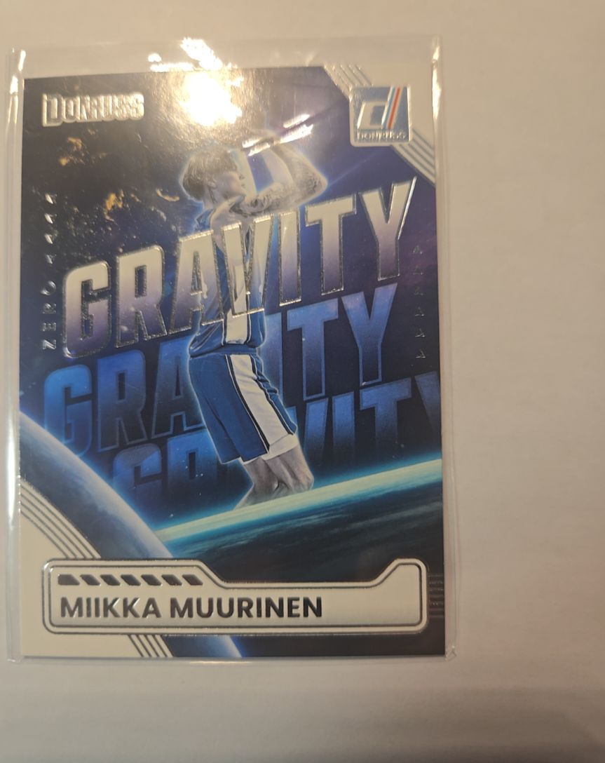 2025-26 Panini Donruss #11 Miikka Muurinen Zero Gravity — front