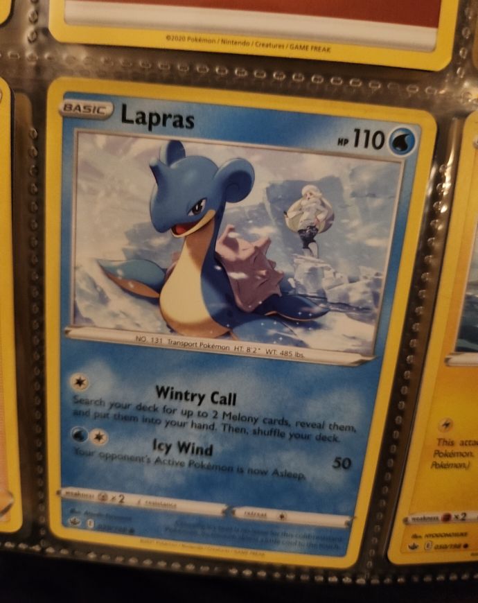 2022 Pokémon McDonald's #6 Lapras — front