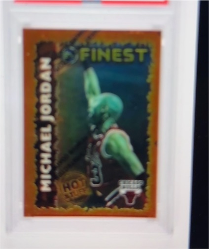 1995-96 Topps Finest Hot Stuff #HS1 Michael Jordan — front