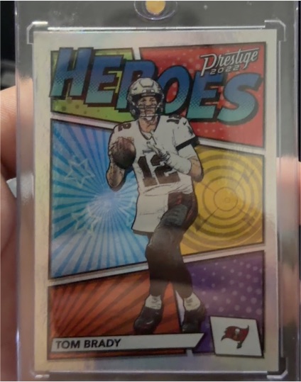 2022 Panini Prestige Heroes #H-15 Tom Brady — front