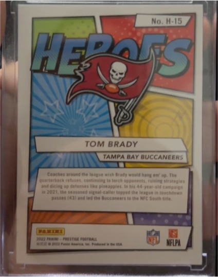2022 Panini Prestige Football #H-15 Tom Brady — front