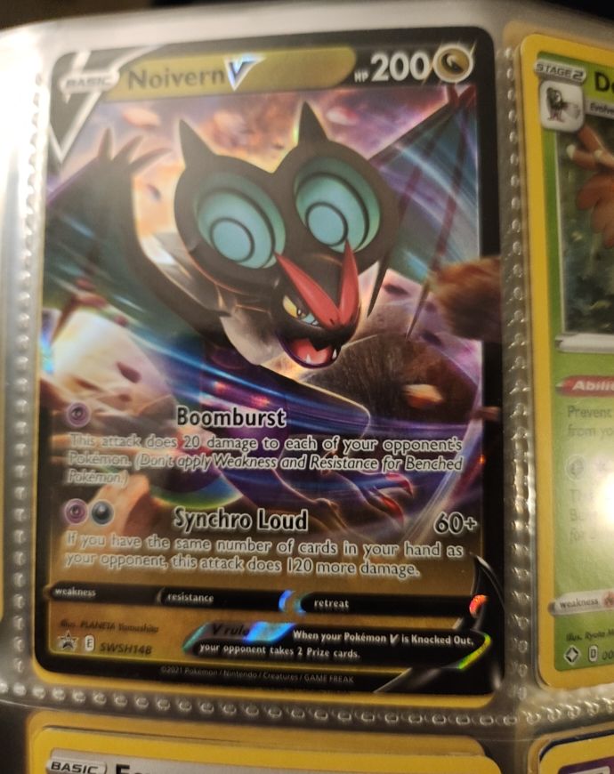 2021 Pokémon SWSH148 Noivern V — front
