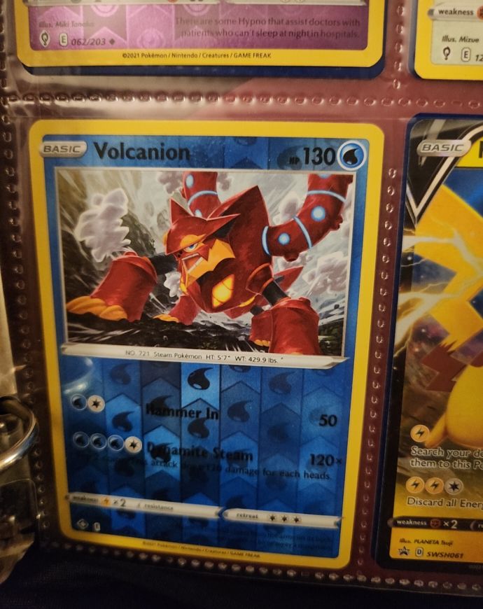 2021 Pokémon #062 Volcanion — front