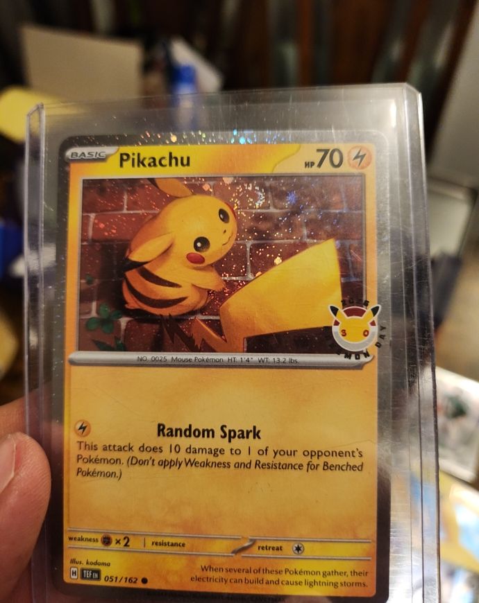 Pokemon Day 2026 #051 Pikachu — front