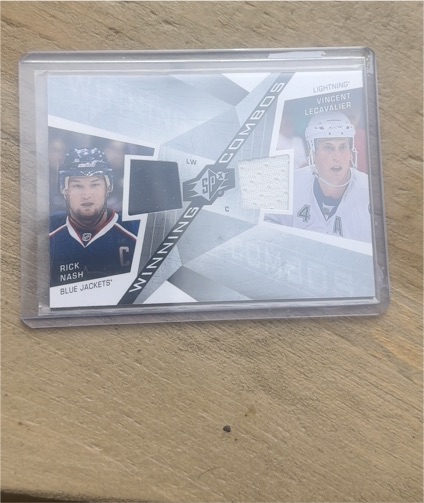 2008-09 Upper Deck SPx Winning Combos #WCNL Rick Nash & Vincent Lecavalier — front