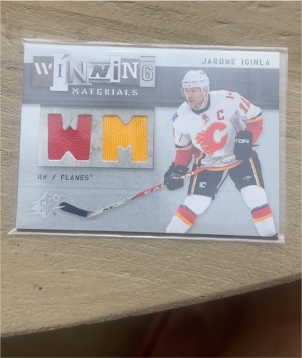 2011-12 SPX Winning Materials #WM-JI Jarome Iginla — front